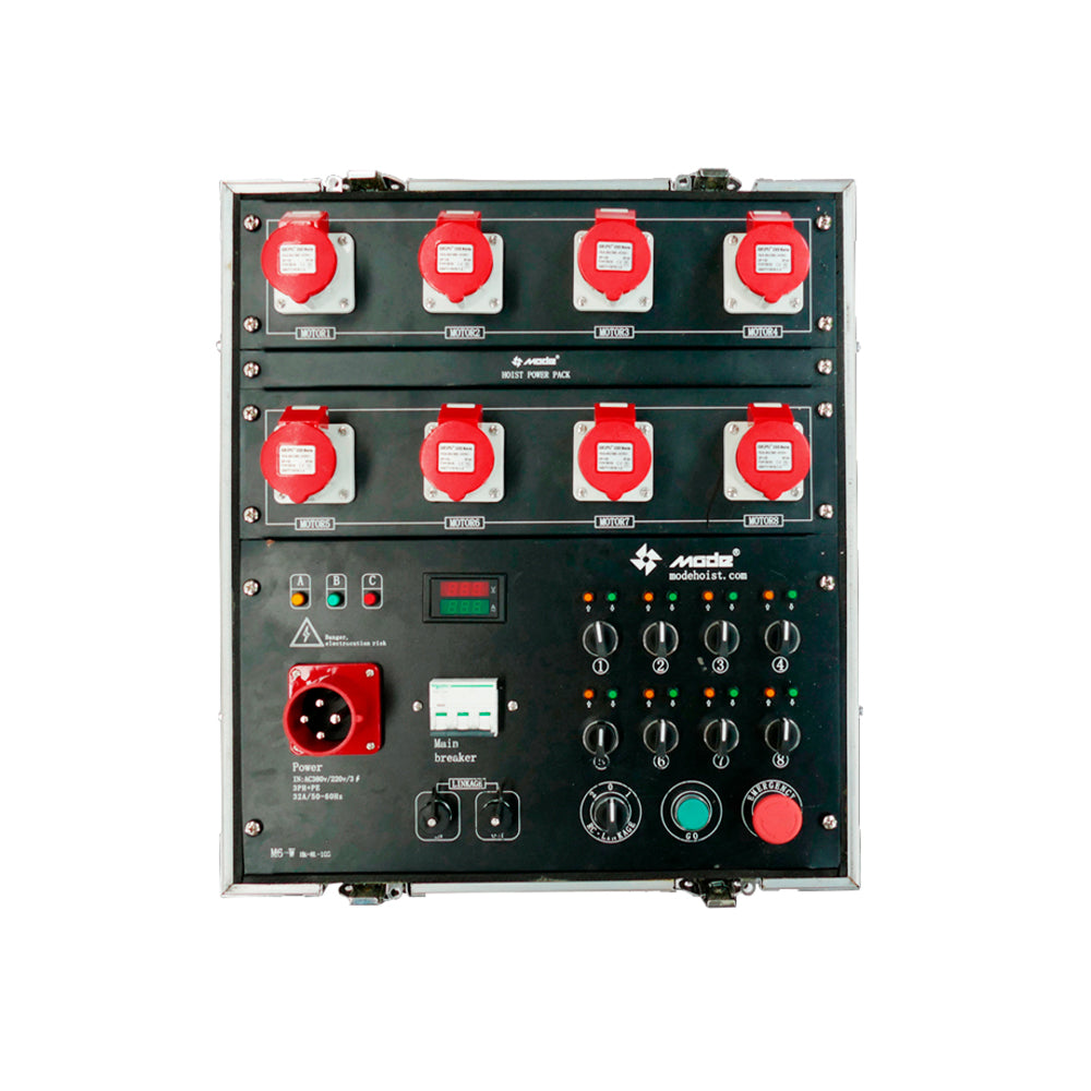 Control 8 Motores Eléctricos Mode 1 tonelada 25mts de cadena