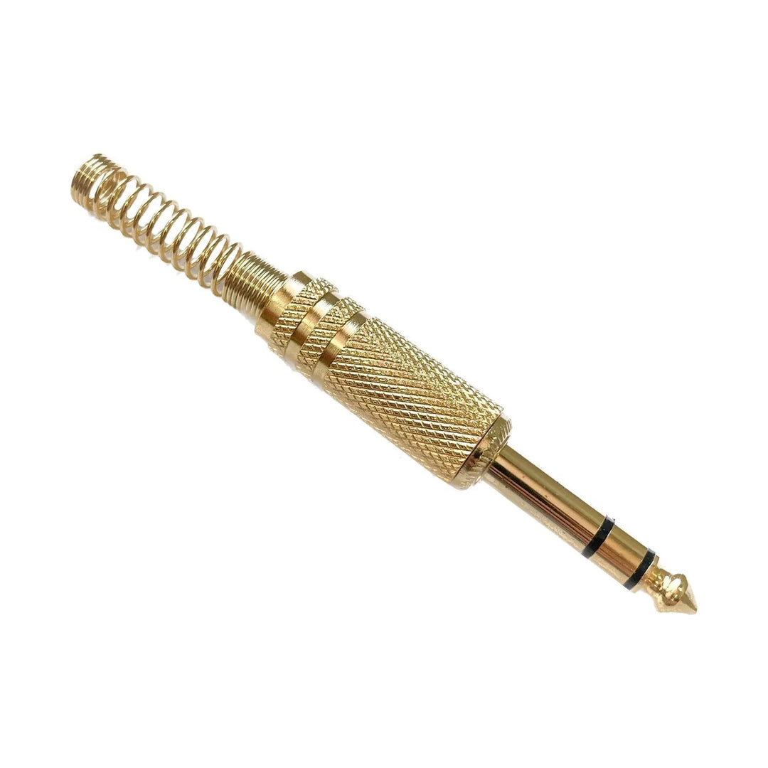 Plug Stereo  Dorado Cola Espiral CLC-P36S