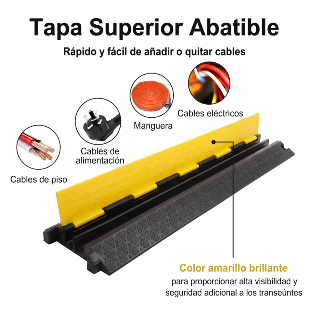 PASACABLE 2 VIAS Protector de Cable Prodb