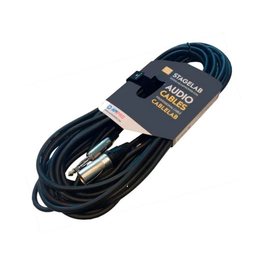 Cable Plug Mono A XLR Hembra 6 mt CLM-PXF6