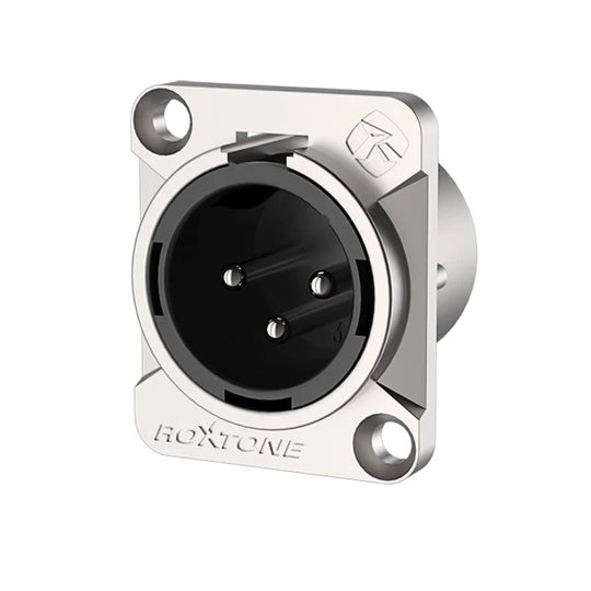 Conector Chasis Macho plateado RX3MD-NT