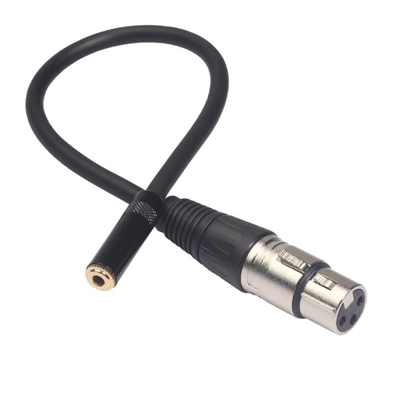 Cable Mini Jack Stereo a XLR Hembra 5cm SMFS-XLRF-5cm