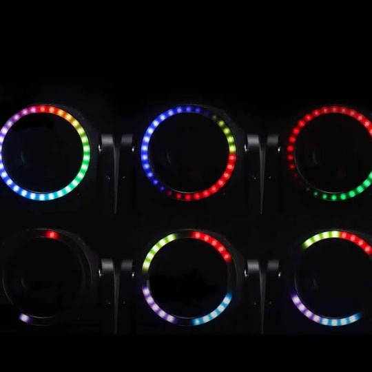 BEAMER 250 Mini con Aro LED Kit x 4