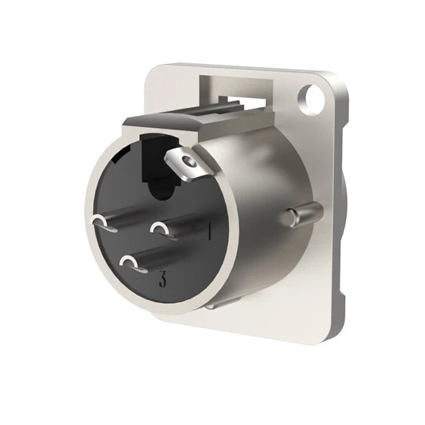 Conector Chasis Macho plateado RX3MD-NT