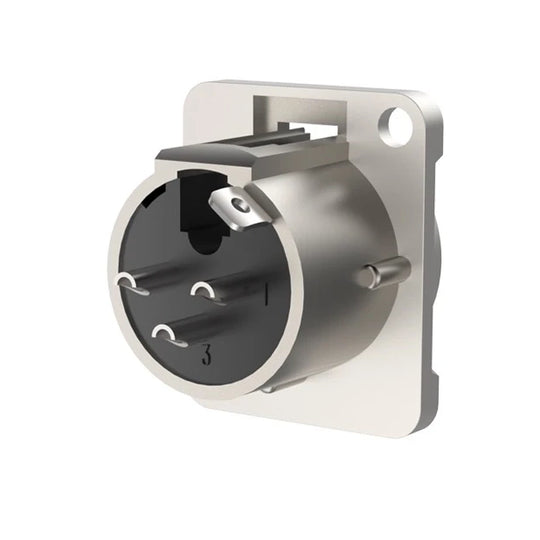 Conector Chasis Macho plateado RX3MD-NT