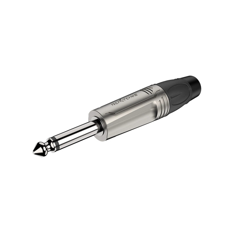 Conector mono de 6,3mm, carcasa niquelada RJ2P-NN