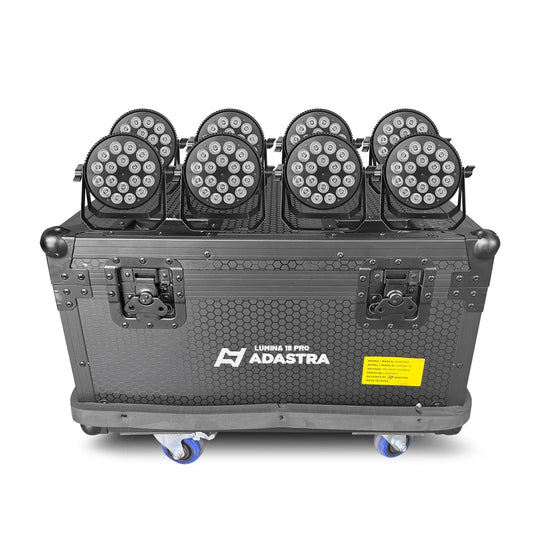 KIT * 8 Par LED Lumina PRO 18x12 RGBW+A+UV