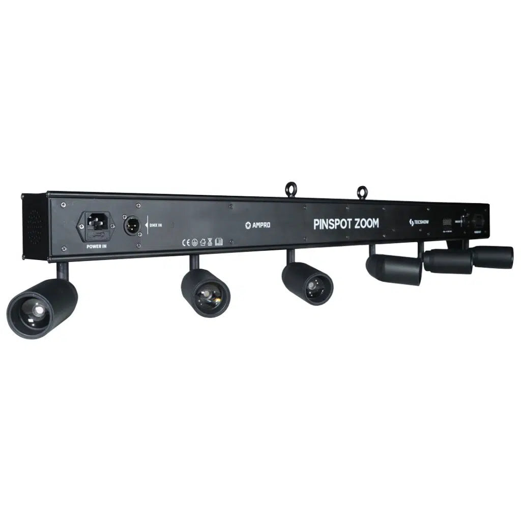 Pin Spot Zoom Barra Spot 6 Leds 10w Blanco Calido