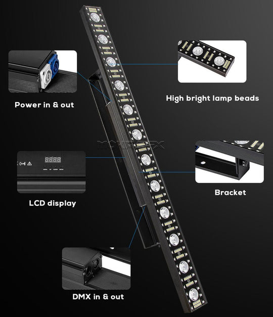Kit*8 Barra Pixel LED 3 en 1
