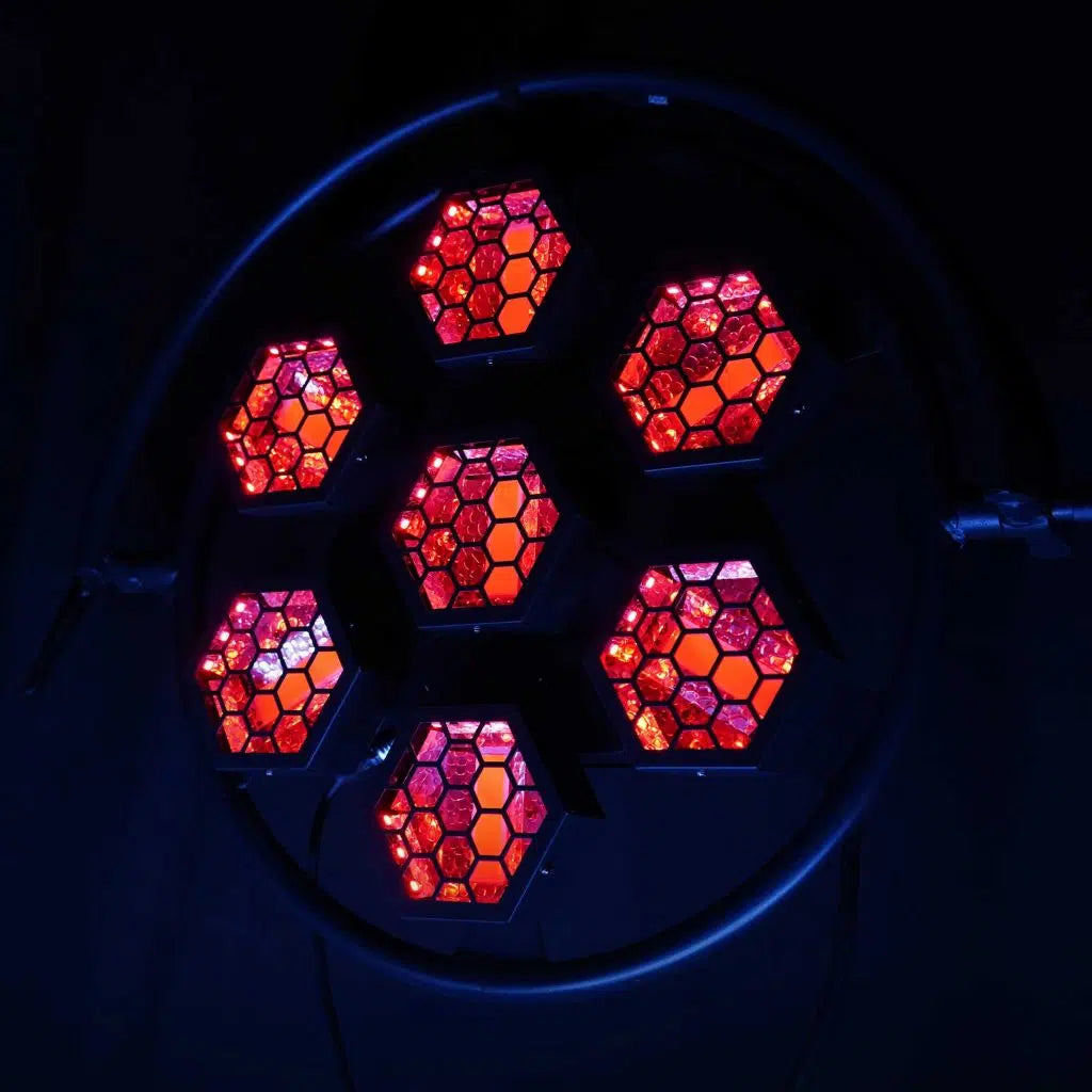 Tungsten Hive 7 × 50W LEDs COB blanco cálido
