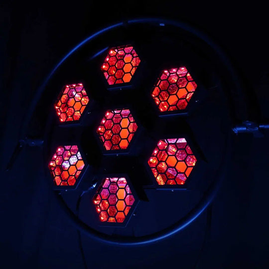 Tungsten Hive 7 × 50W LEDs COB blanco cálido