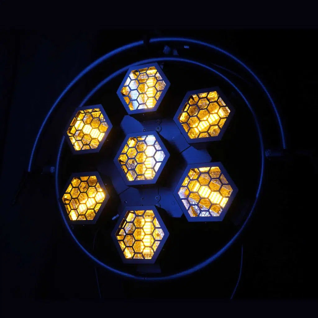 Tungsten Hive 7 × 50W LEDs COB blanco cálido
