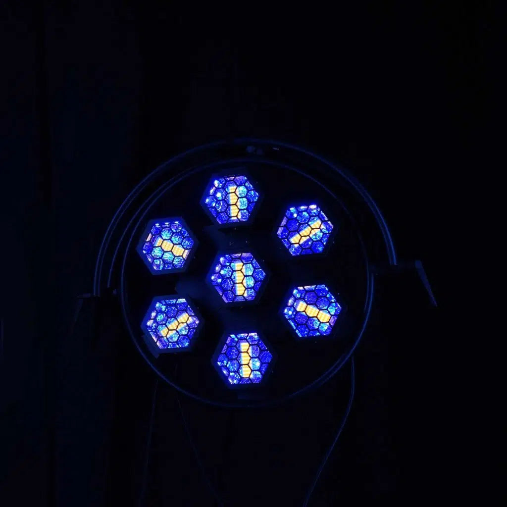 Tungsten Hive 7 × 50W LEDs COB blanco cálido