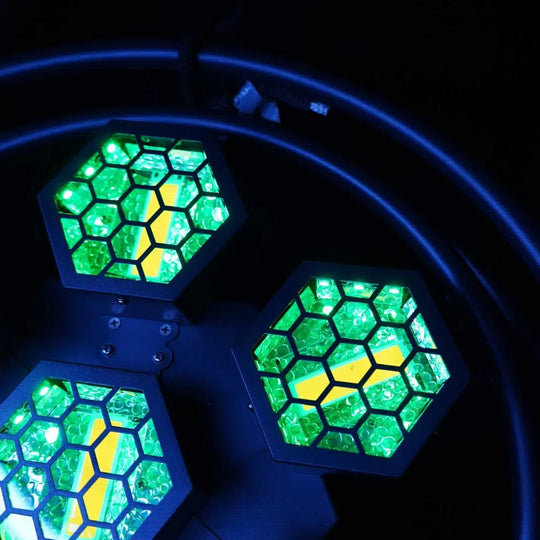 Tungsten Hive 7 × 50W LEDs COB blanco cálido